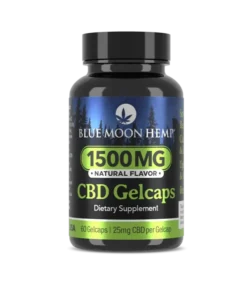 Blue Moon Hemp – CBD Gel Caps – 60 Count